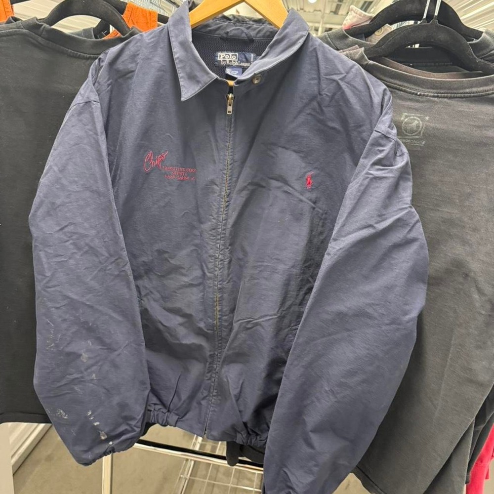 Vintage 90's Polo Ralph Lauren Harrington Embroidered Jacket - Picture 2 of 6